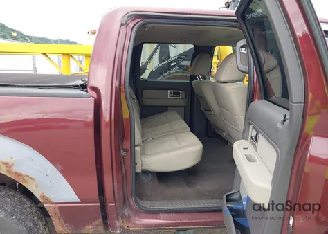 2010 Ford F150 Supercrew из США, поврежденный, VIN 1FTFW1EV1AFB62494